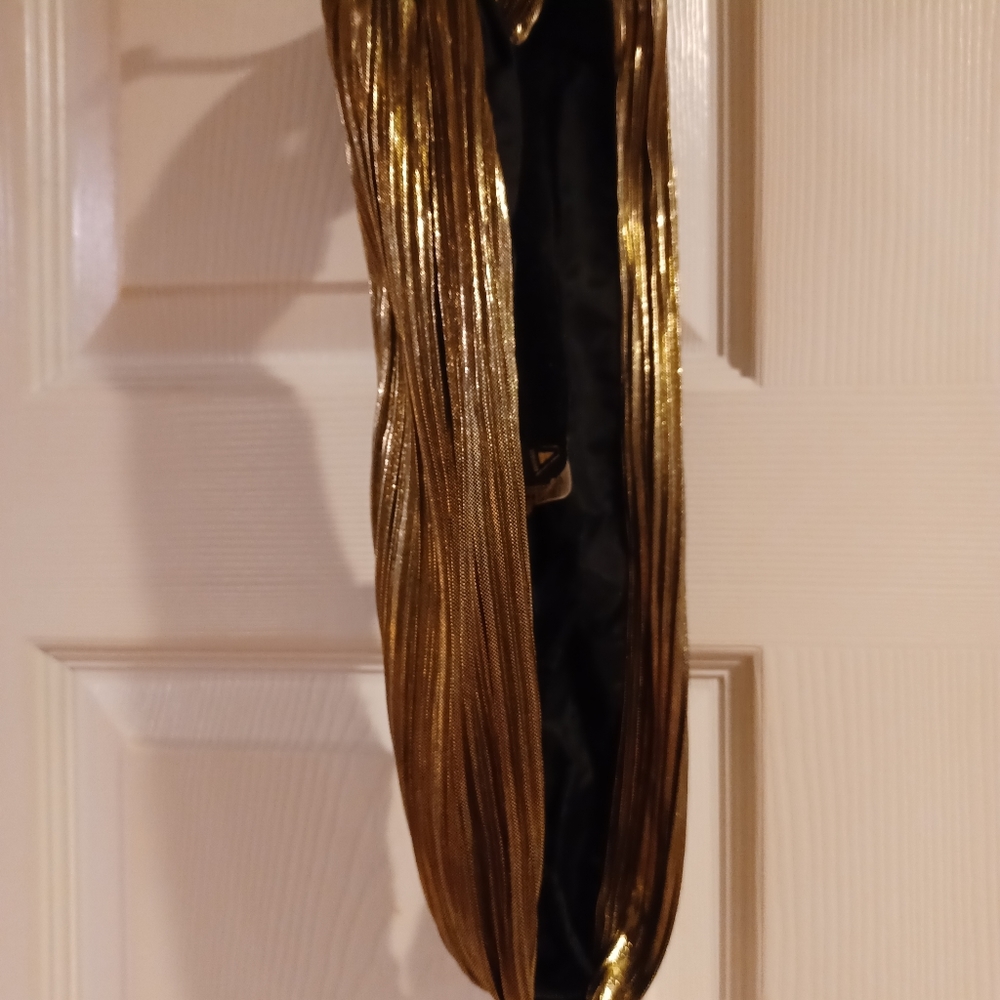 Fashion belt gold with velcro